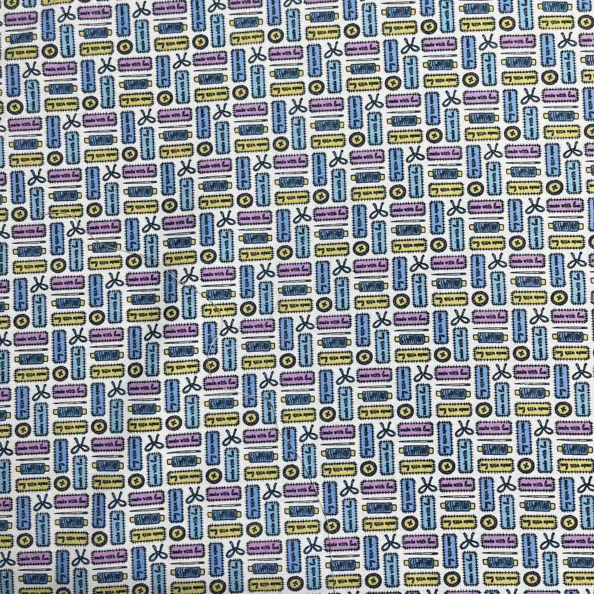 Pound A Metre Design 17 Per Metre Clearance Digital Cotton 45'' Wide (Over 50 Variation Available)