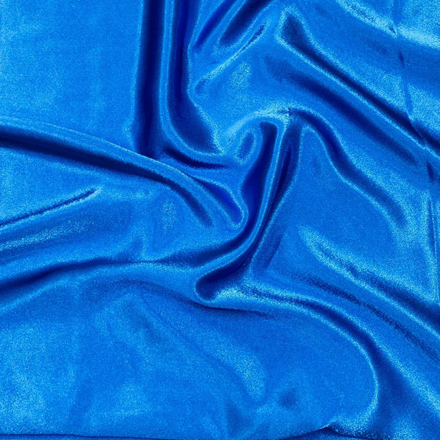 Pound A Metre Per Metre Crepe Backed Satin - 55" Wide (Blue)