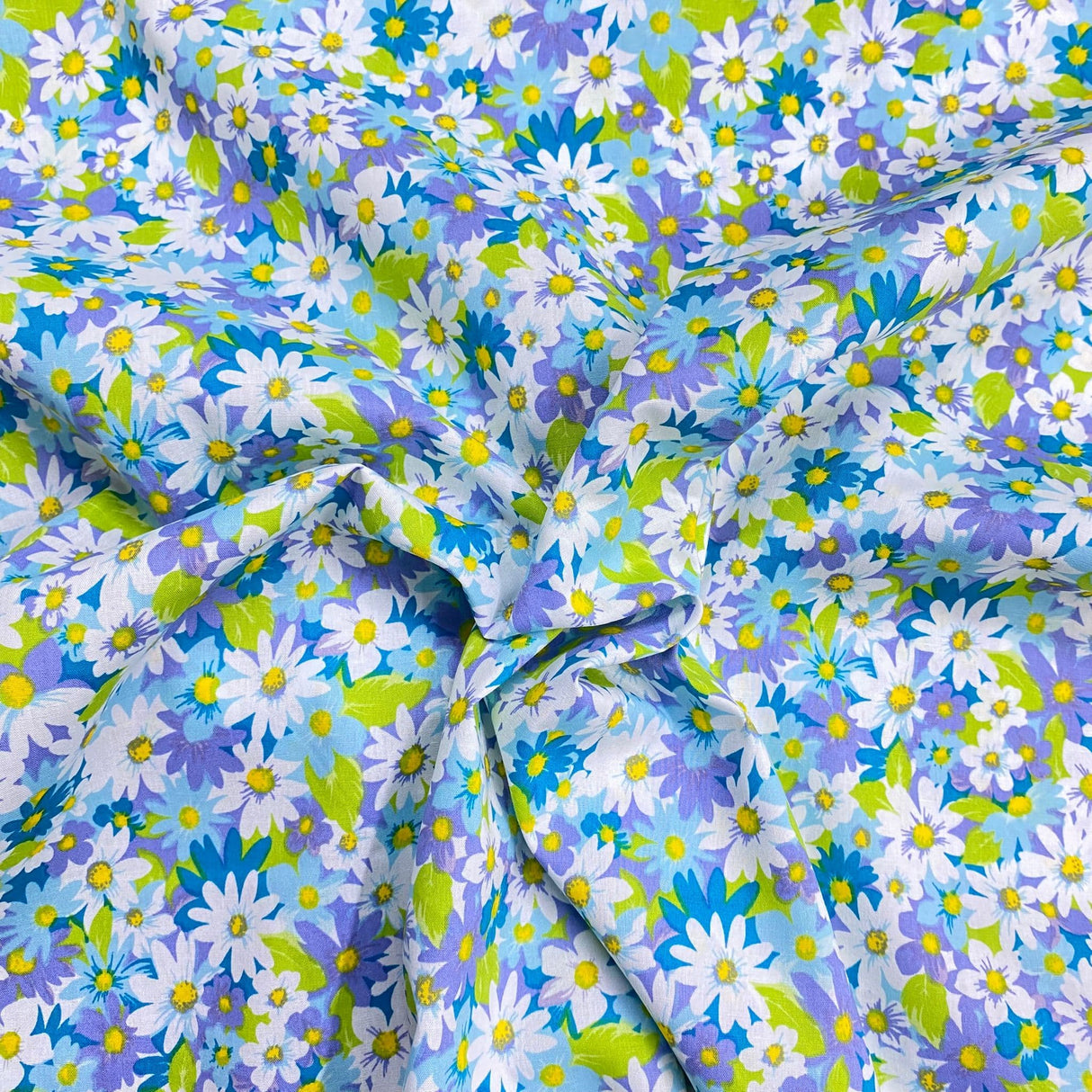 Pound A Metre Per Metre Per Metre Digitally Printed 100% Cotton- 45" Wide (Bouquet)