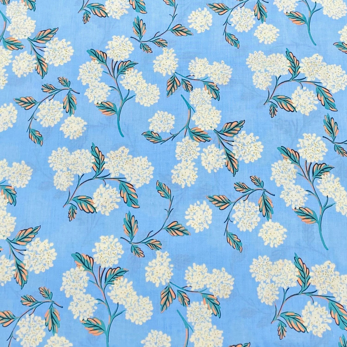 Pound A Metre Per Metre Per Metre Digitally Printed 100% Cotton- 45" Wide (Floral)