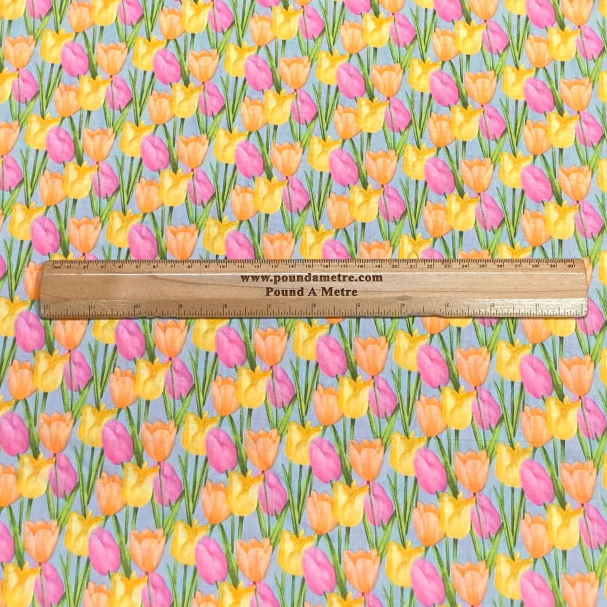 Pound A Metre Per Metre Per Metre Digitally Printed 100% Cotton- 45" Wide (Garden)