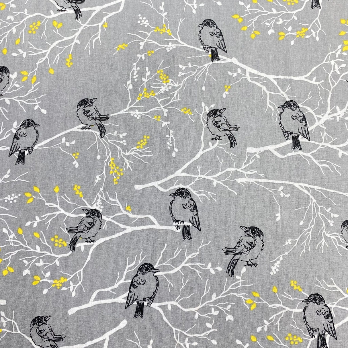 Pound A Metre Per Metre Per Metre Digitally Printed 100% Cotton- 45" Wide (Sparrow)