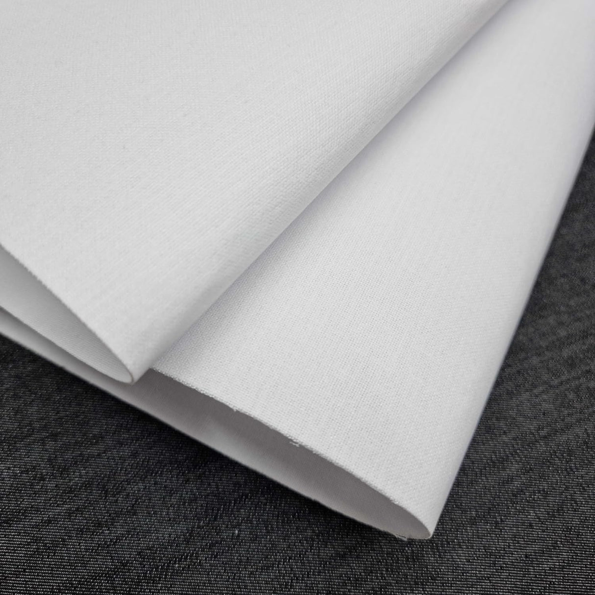 Pound A Metre Per Metre Heavyweight Iron-On Buckram Fusible Woven Cotton – Extra Stiff Double Layer Fabric (650 GSM, 90cm Wide)