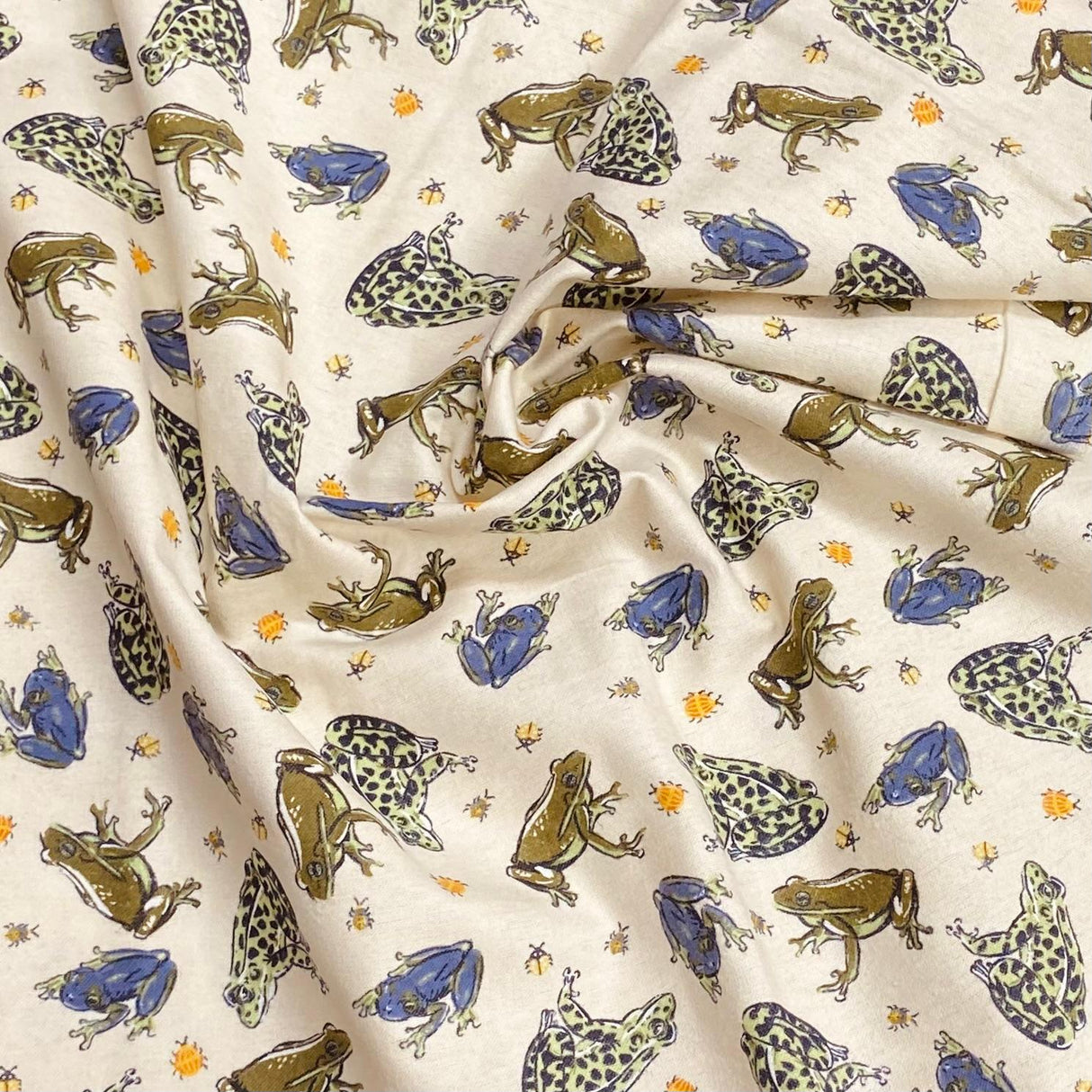 Pound A Metre Per Metre High Quality Brushed Cotton - 45" Wide (Frog)