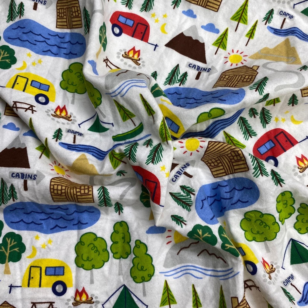 Pound A Metre Per Metre Per Metre High Quality Brushed Cotton - 45" Wide (Lake)
