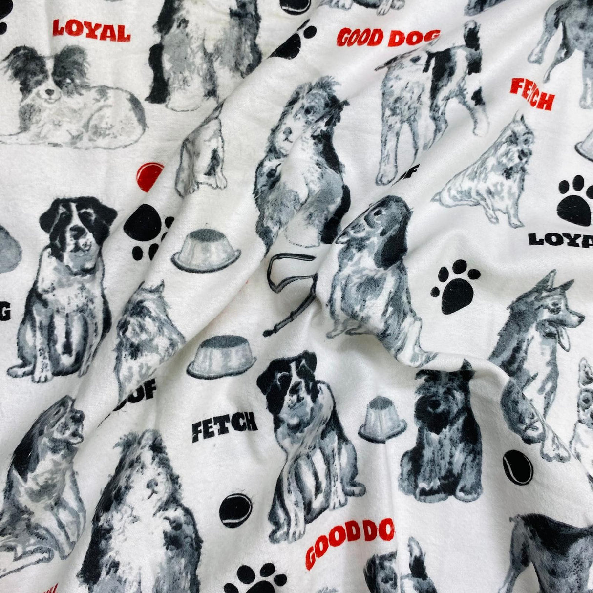 Pound A Metre Per Metre Per Metre High Quality Brushed Cotton - 45" Wide (Loyal Dog)