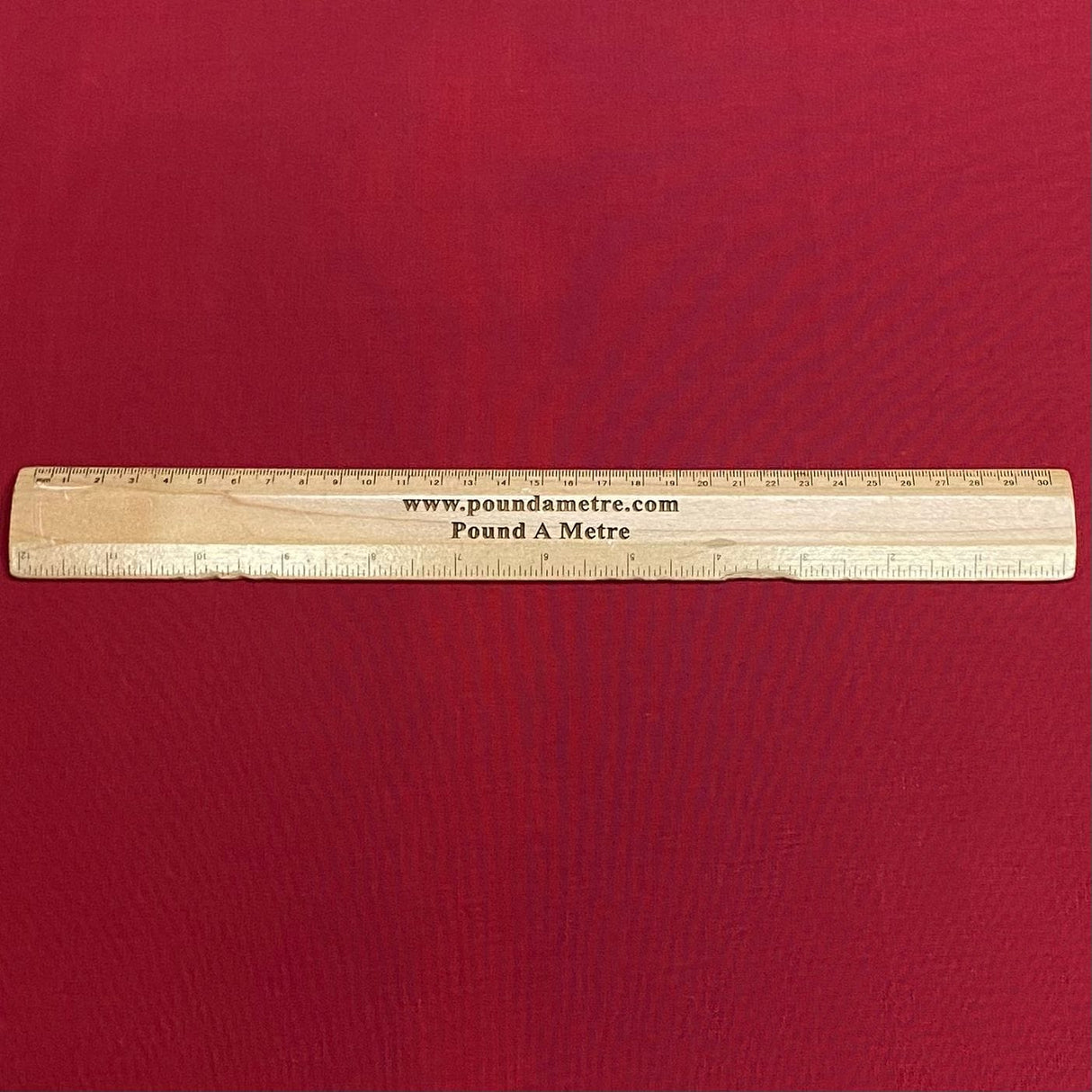 Pound A Metre Per Metre Linen Look 100% Cotton - 59'' Wide (Wine)