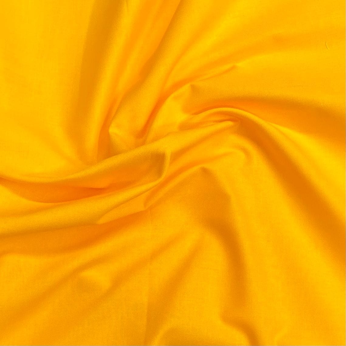 Pound A Metre Per Metre Linen Look 100% Cotton - 59'' Wide (Yellow)