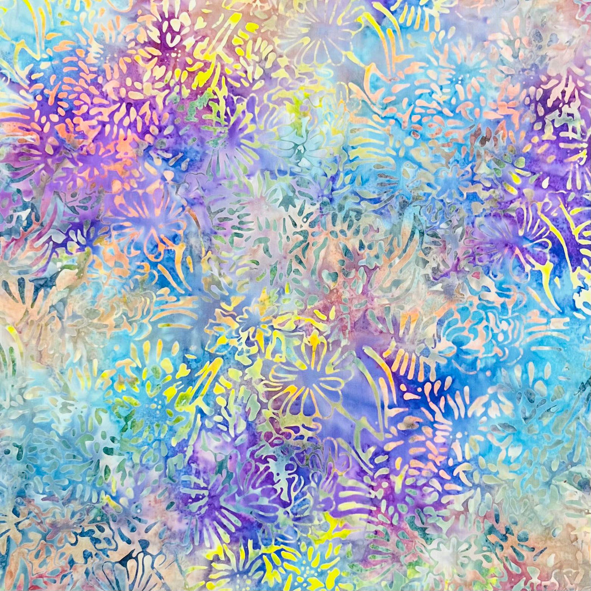 Pound A Metre Per Metre Luxurious Quality 100% Bali Cotton Batik - 45" Wide (Gemini)