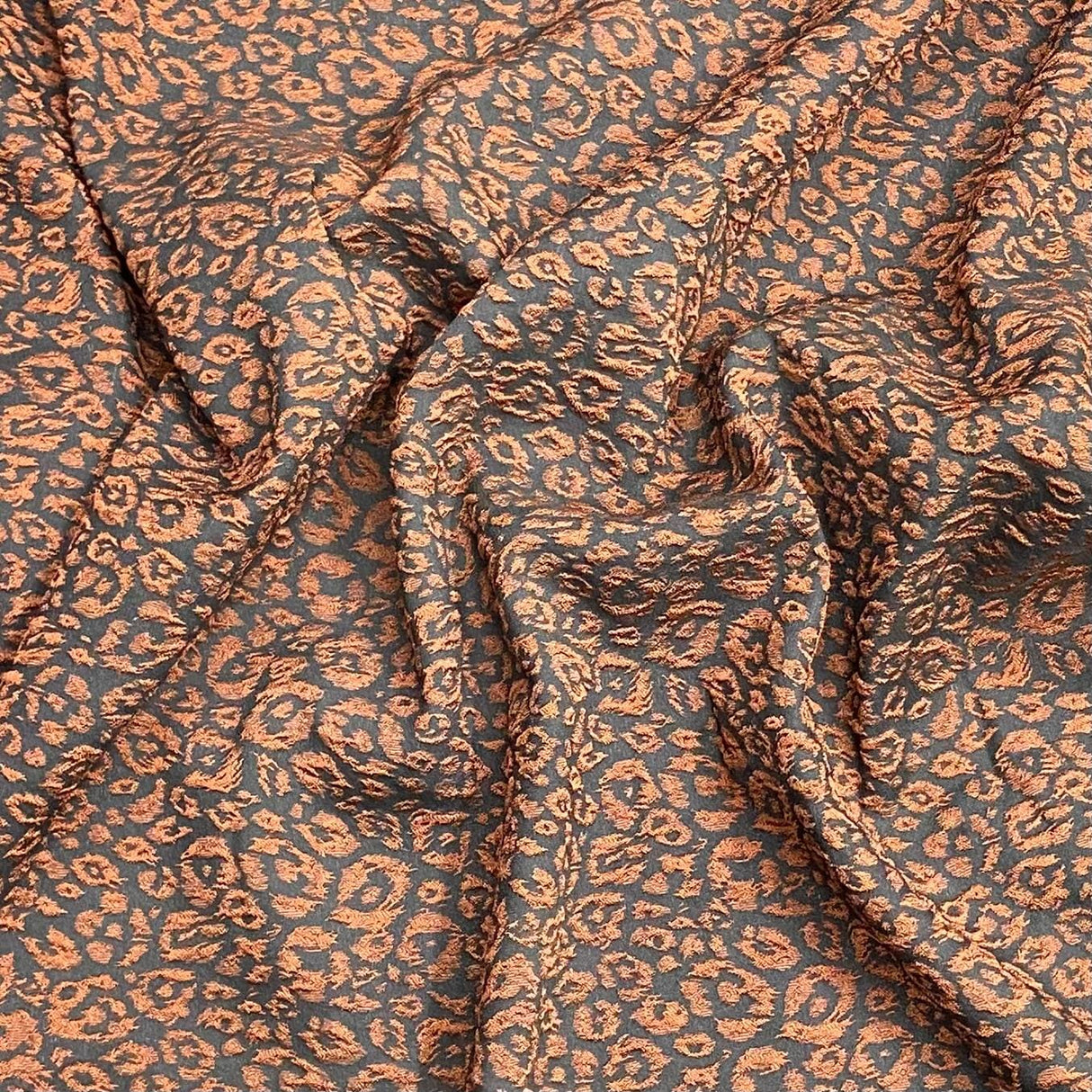 Pound A Metre Per Metre Per Metre Luxury Brocade- 55” Wide (Brown)