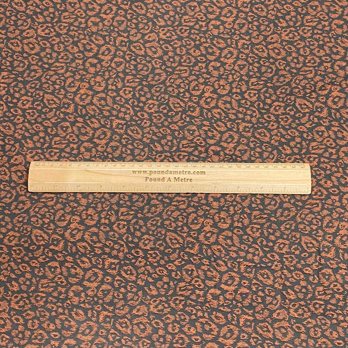 Pound A Metre Per Metre Per Metre Luxury Brocade- 55” Wide (Brown)