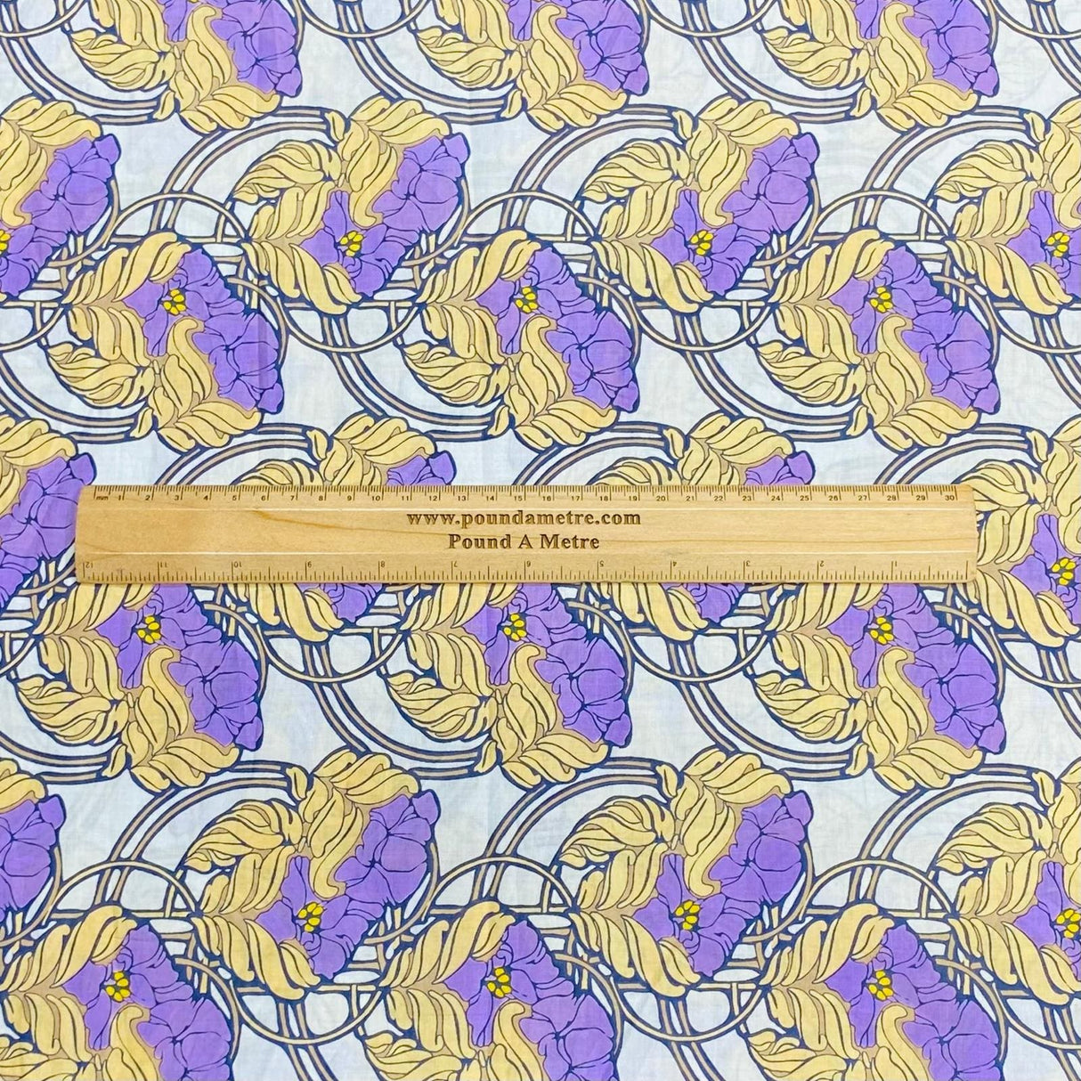 Pound A Metre Per Metre Luxury Dressmaking 100% Digital Printed Cotton Lawn- 55" (Multi)