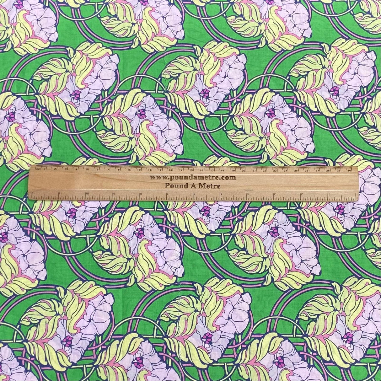 Pound A Metre Per Metre Luxury Dressmaking 100% Digital Printed Cotton Lawn- 55" (Patch)