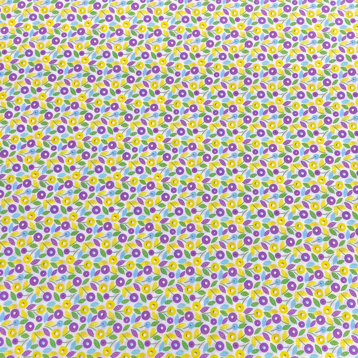 Pound A Metre Per Metre Per Metre Luxury Dressmaking 100% Digital Printed Cotton Lawn- 55" (Yellow & Lemon)