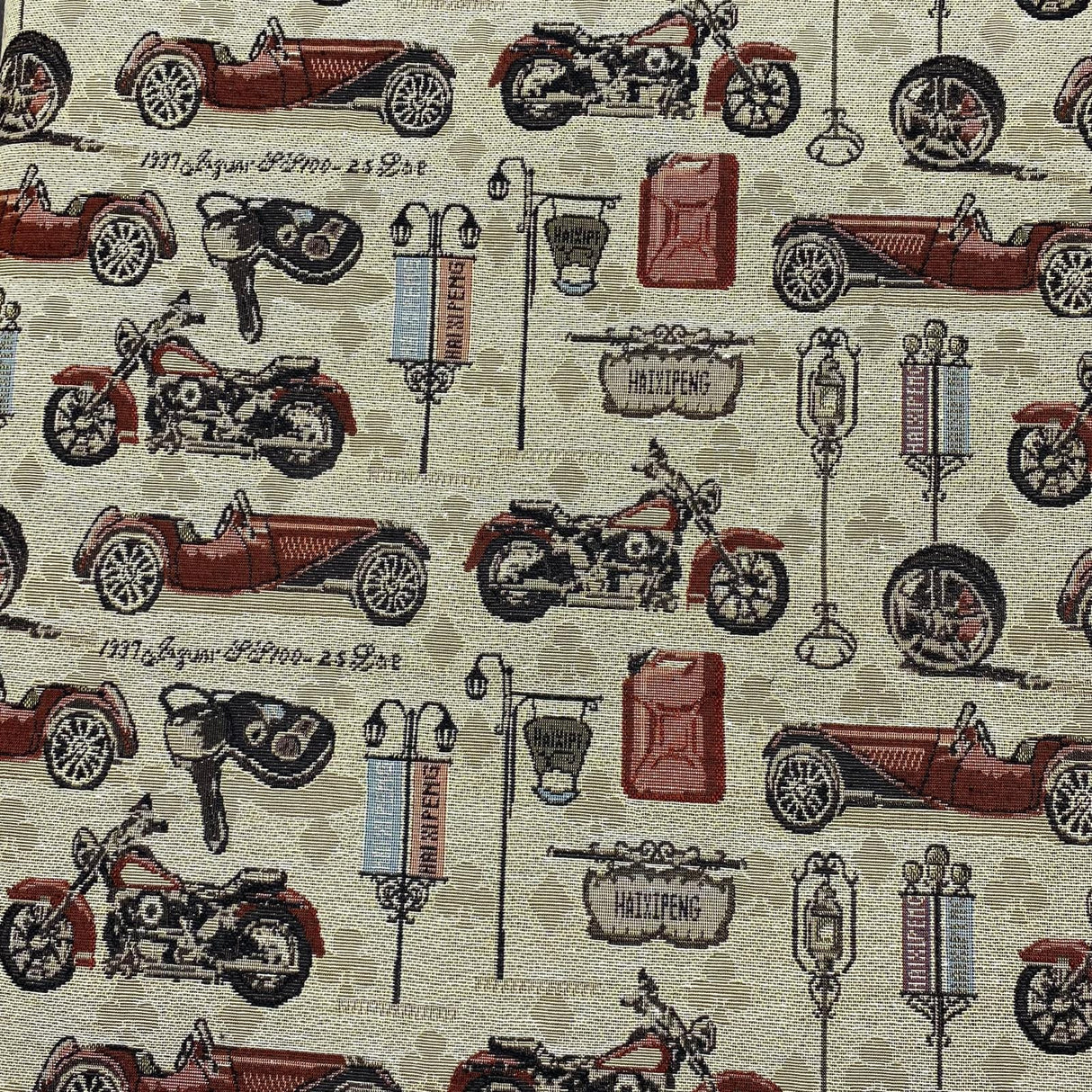 Pound A Metre Per Metre Luxury Printed canvas - 55'' Wide - (Car)