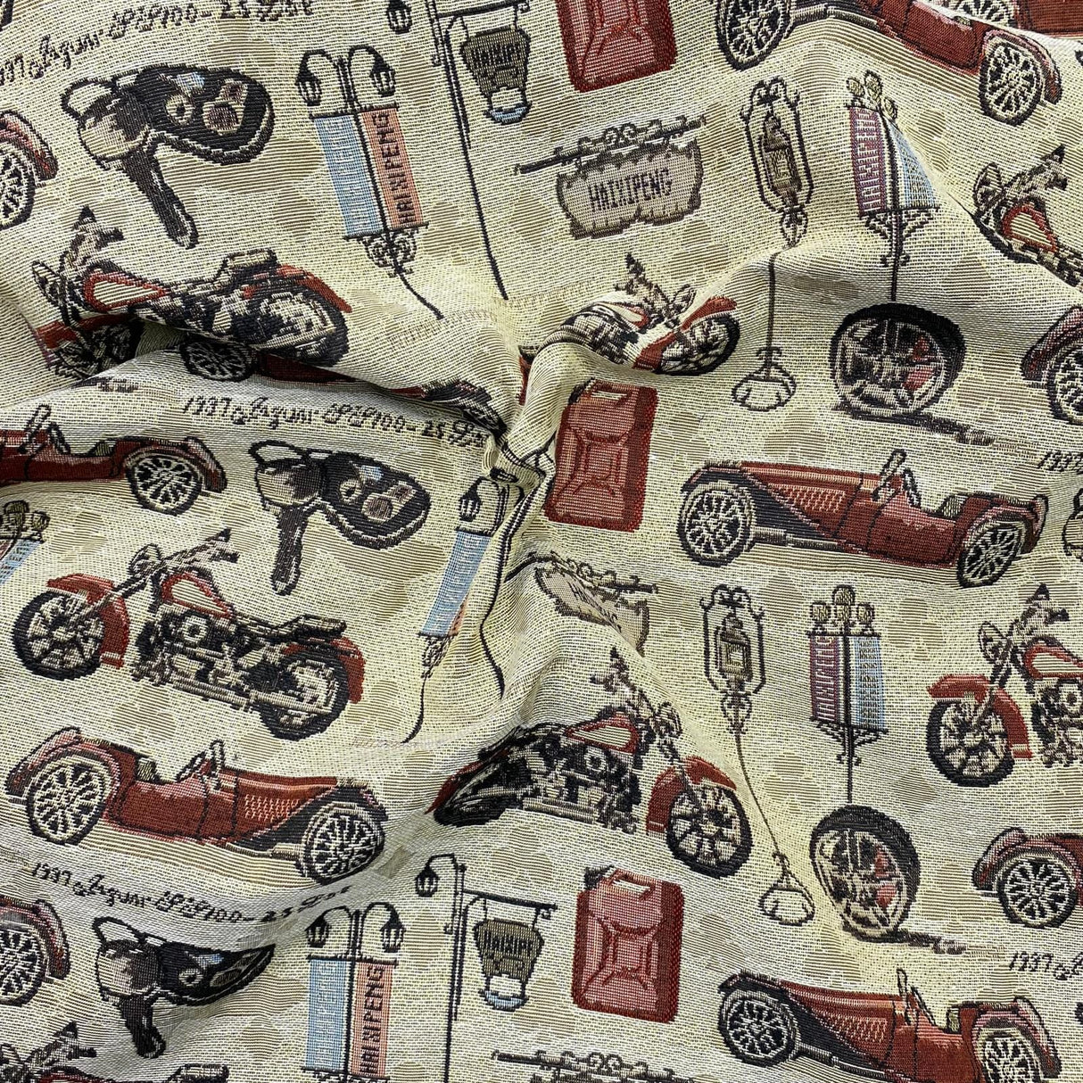 Pound A Metre Per Metre Luxury Printed canvas - 55'' Wide - (Car)