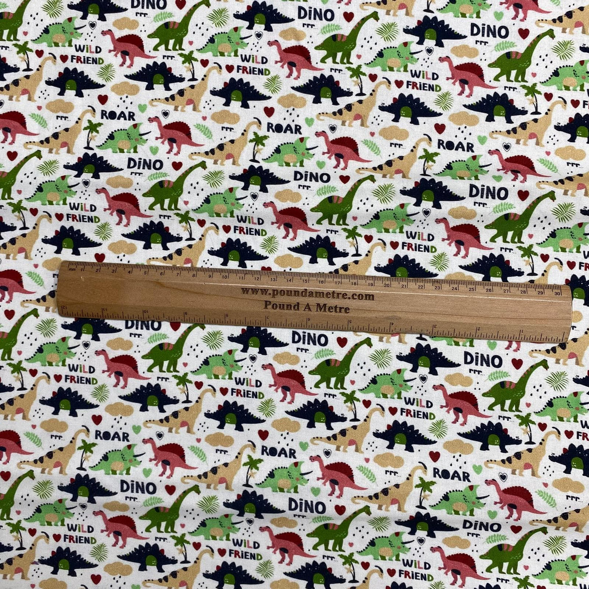 Pound A Metre Per Metre Luxury Printed Cotton – 45" Wide- (Dinosaur) (EOL) (Copy)