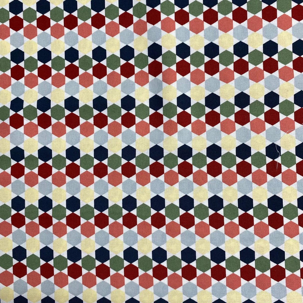 Pound A Metre Per Metre Luxury Printed Cotton – 45" Wide- (Hexagon Mirror) (EOL)