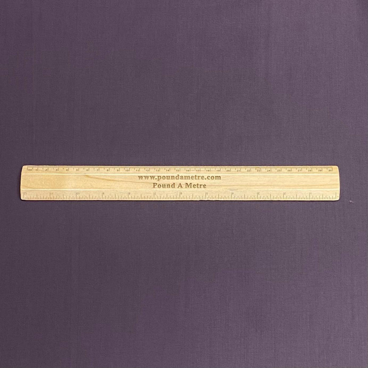 Pound A Metre Per Metre Made For England Rayon Suiting 58" Wide - (Aubergine)