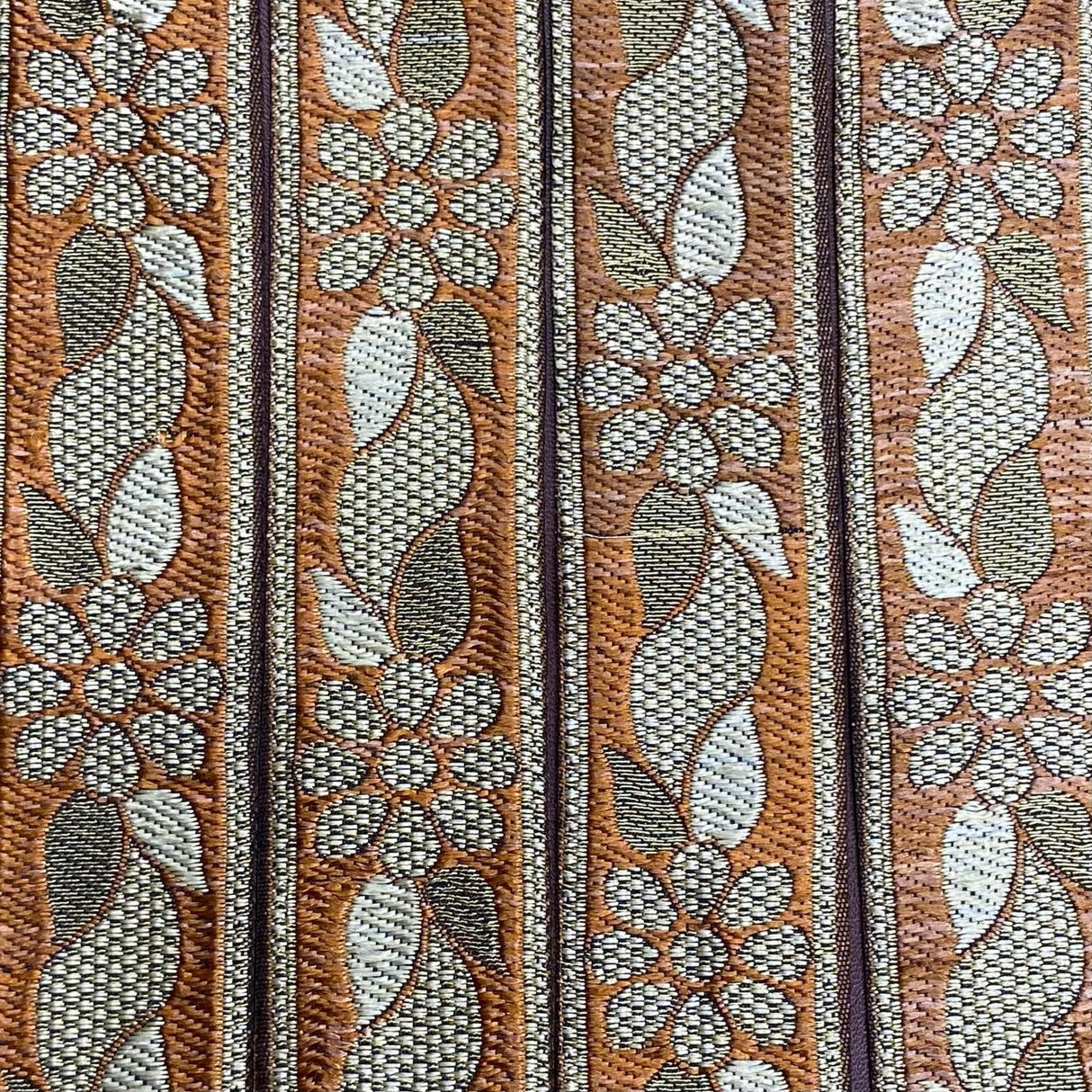 Pound A Metre Per Metre, Metallic Trimming, 25mm Wide (Brown & Gold)