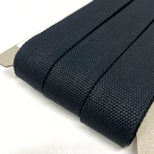 Pound A Metre Per Metre Plain Colours Webbing: For Bag Straps- (Black) 38mm / 40mm