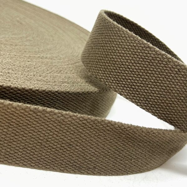 Pound A Metre Per Metre Plain Colours Webbing: For Bag Straps- (Olive) 38mm / 40mm