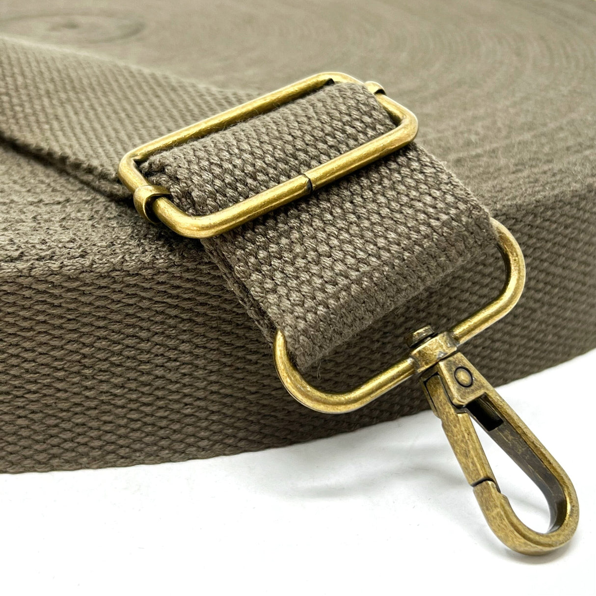 Pound A Metre Per Metre Plain Colours Webbing: For Bag Straps- (Olive) 38mm / 40mm