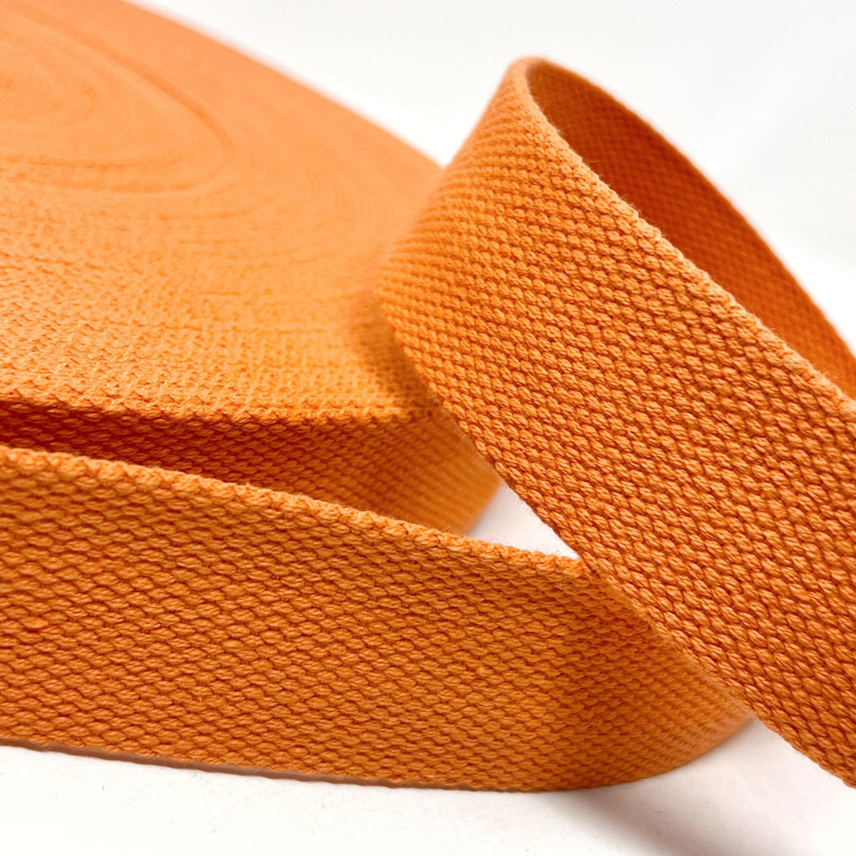 Pound A Metre Per Metre Plain Colours Webbing: For Bag Straps- (Orange) 38mm / 40mm