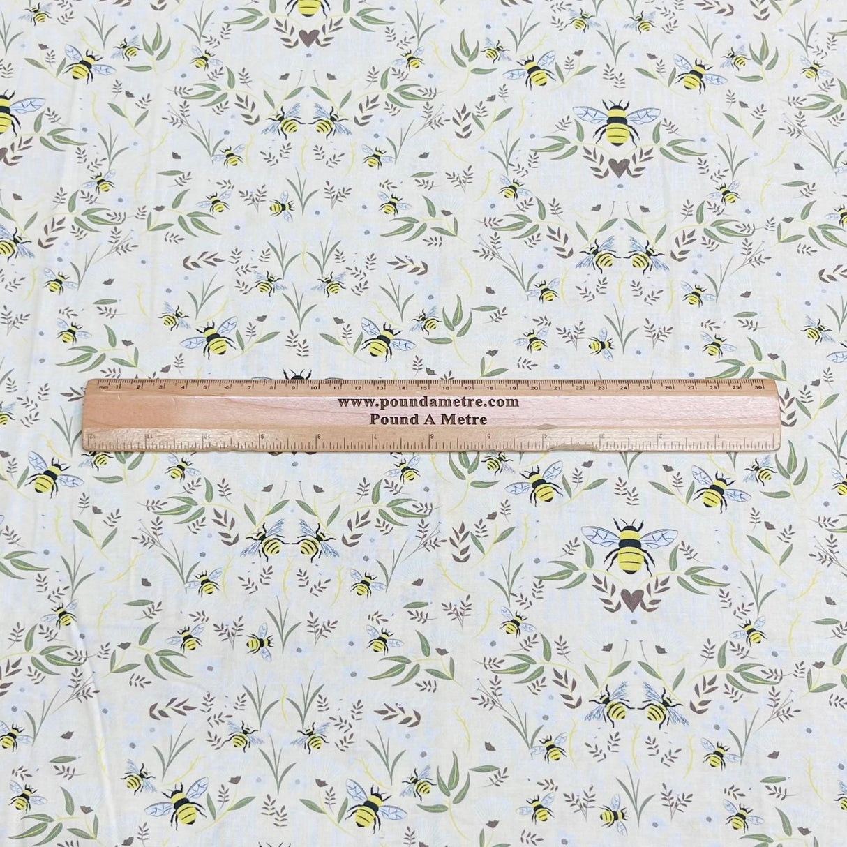 Pound A Metre Per Metre Premium Digital Cotton 45'' Wide (Bee)