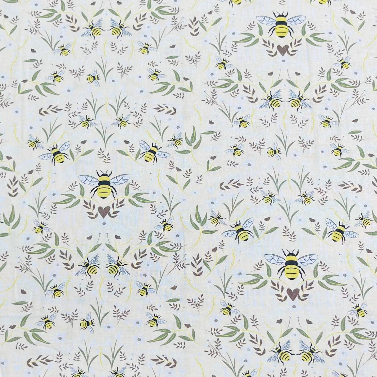 Pound A Metre Per Metre Premium Digital Cotton 45'' Wide (Bee)