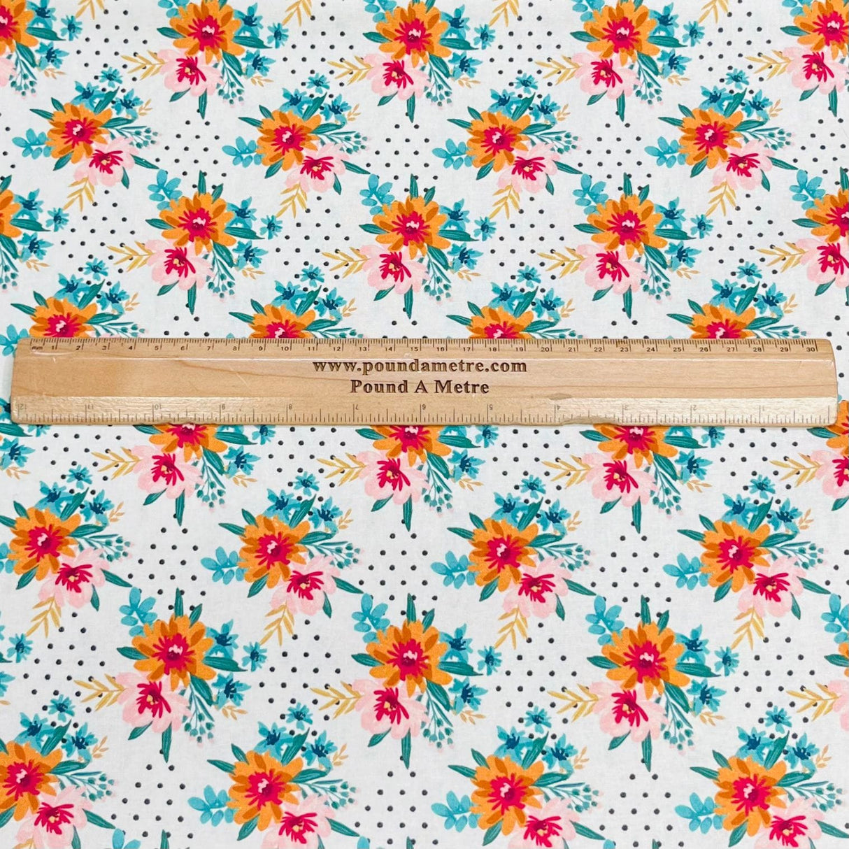 Pound A Metre Per Metre Premium Digital Cotton 45'' Wide (Bloom)