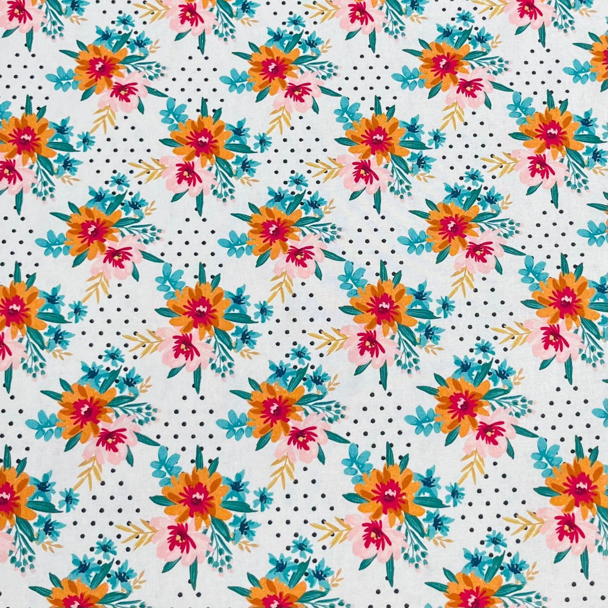 Pound A Metre Per Metre Premium Digital Cotton 45'' Wide (Bloom)