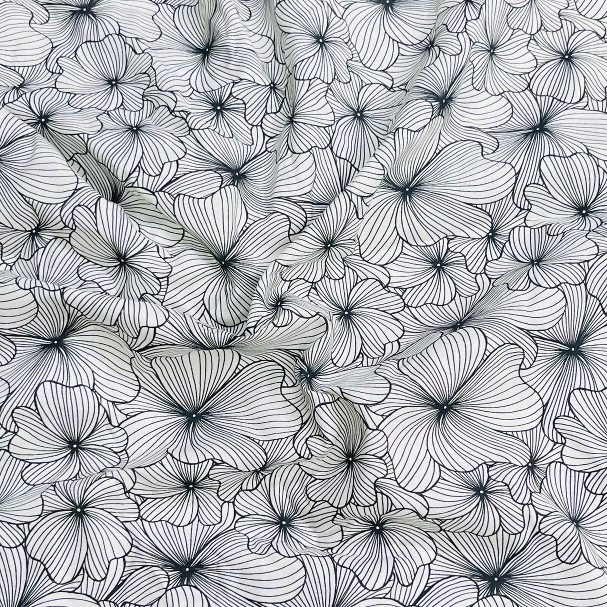 Pound A Metre Per Metre Premium Digital Cotton 45'' Wide (Flower)