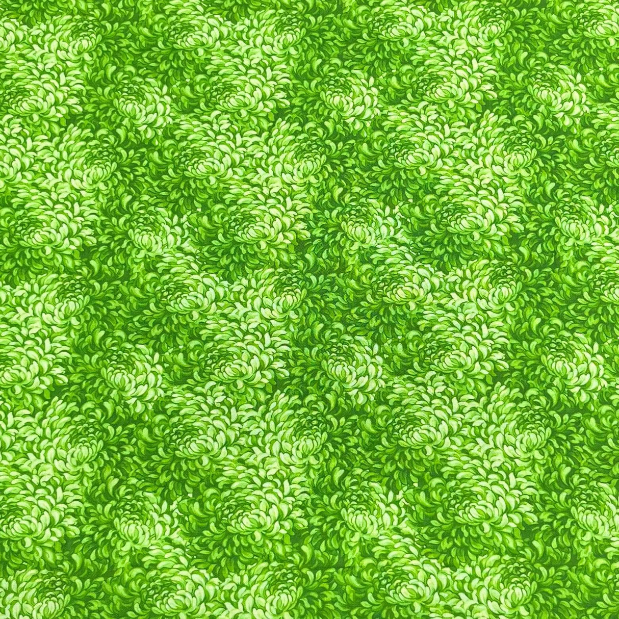 Pound A Metre Per Metre Premium Digital Cotton 45'' Wide (Green)
