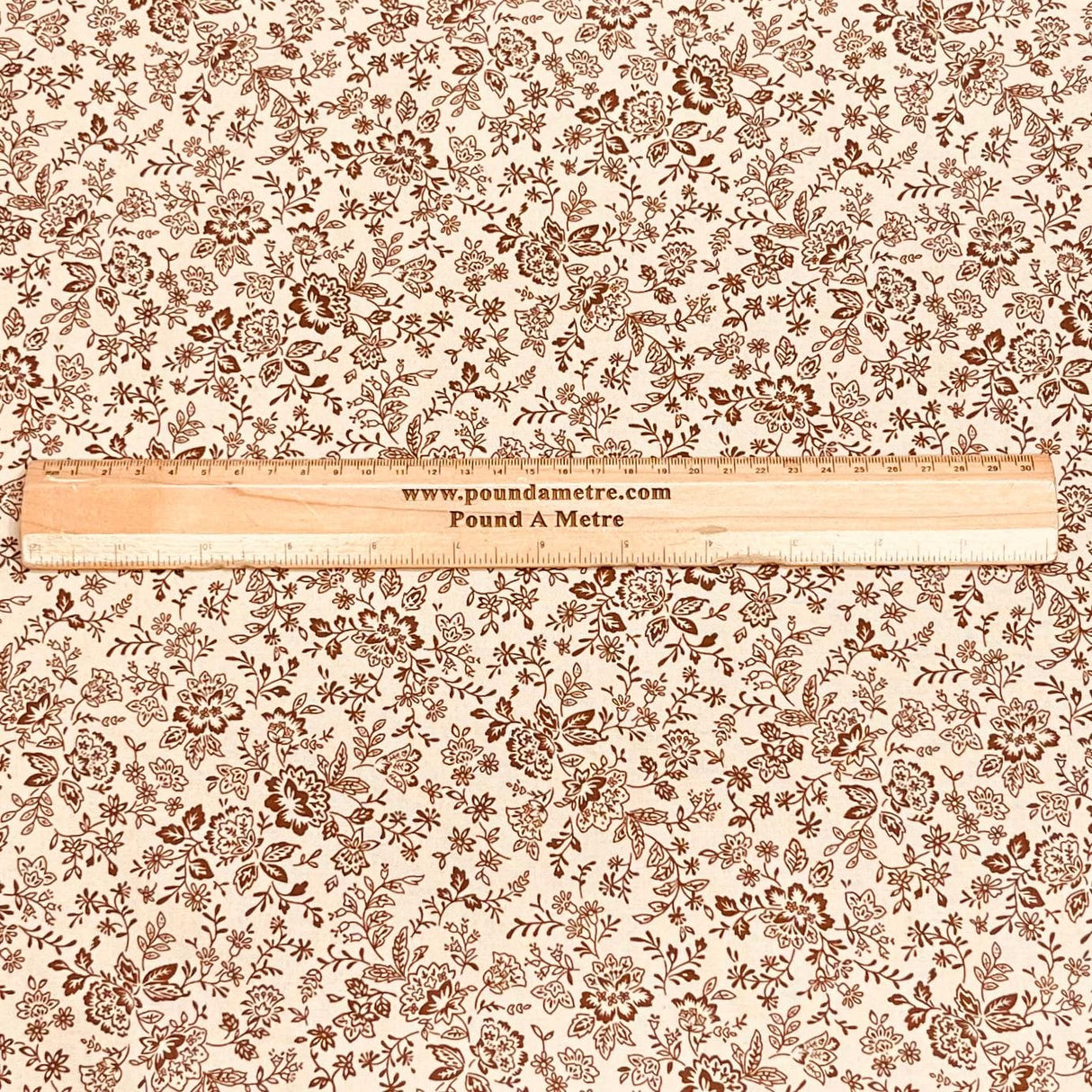 Pound A Metre Per Metre Premium Digital Cotton 45'' Wide (Latte)