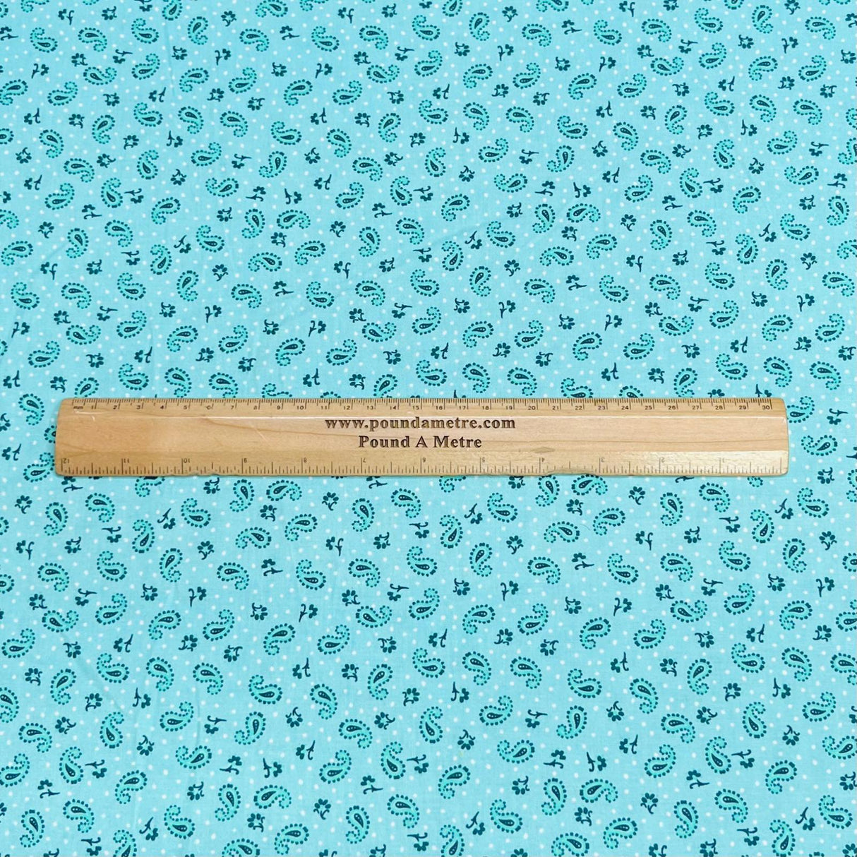 Pound A Metre Per Metre Premium Digital Cotton 45'' Wide (Ocean)