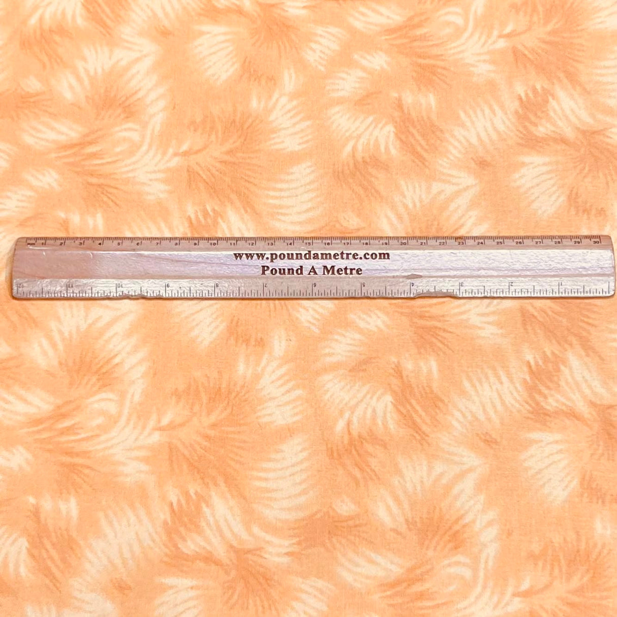 Pound A Metre Per Metre Premium Digital Cotton 45'' Wide (Orange Tie-Dye)