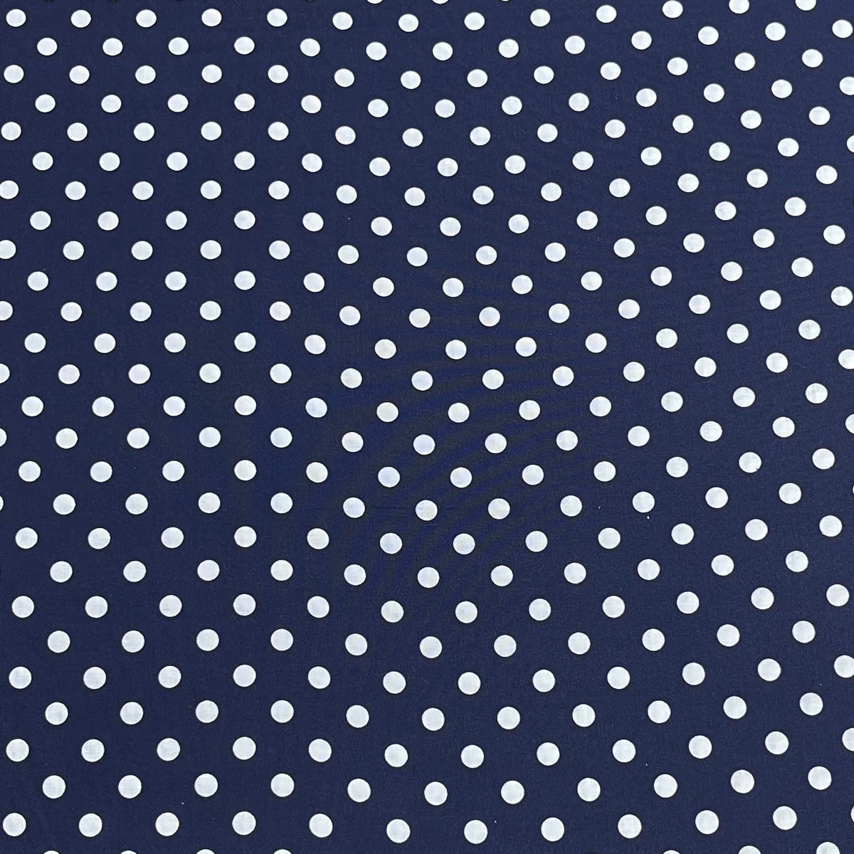 Pound A Metre Per Metre Premium Digital Cotton 45'' Wide (Polka Navy)