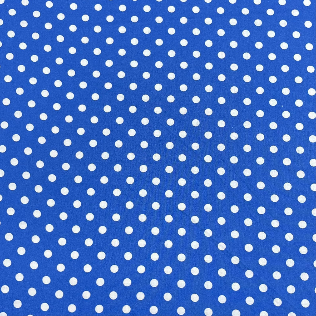 Pound A Metre Per Metre Premium Digital Cotton 45'' Wide (Polka Royal)