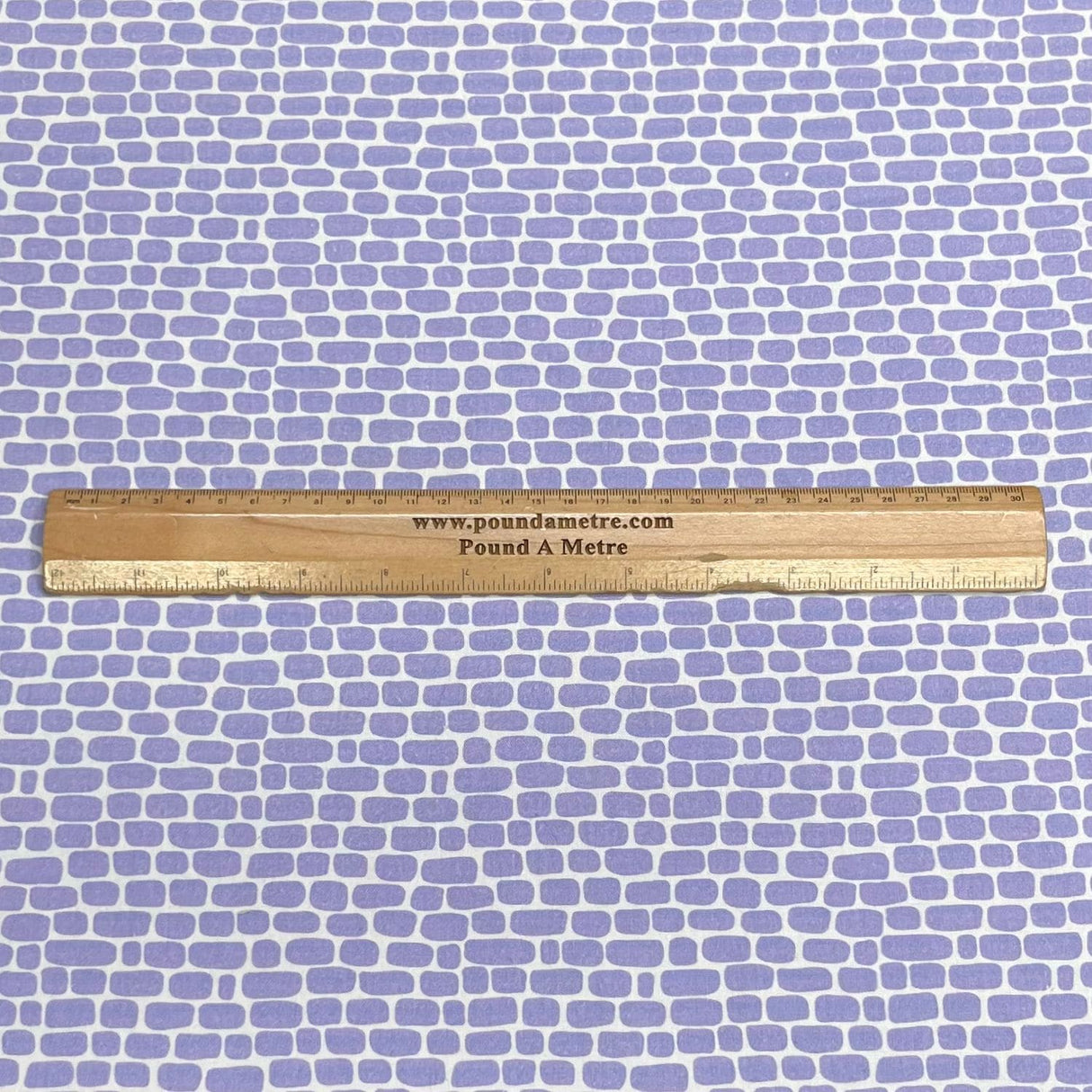 Pound A Metre Per Metre Premium Digital Cotton 45'' Wide (Purple Brick)
