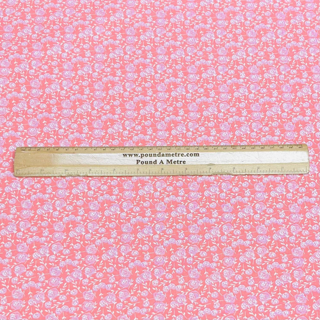Pound A Metre Per Metre Premium Digital Cotton 45'' Wide (Rose)