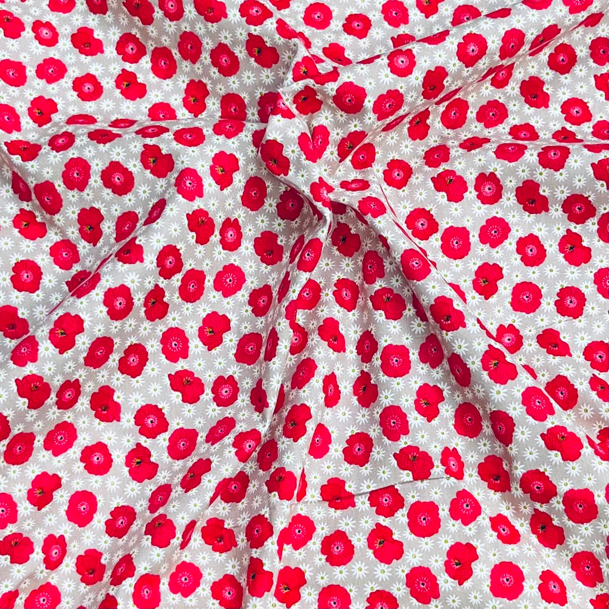 Pound A Metre Per Metre Premium Digital Cotton 45'' Wide (Rose)