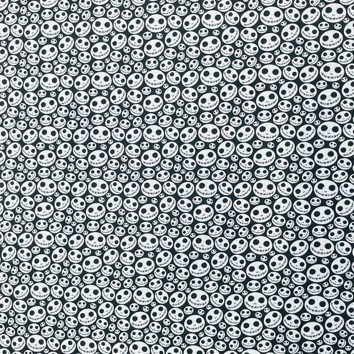 Pound A Metre Per Metre Premium Digital Cotton 45'' Wide (Skull)