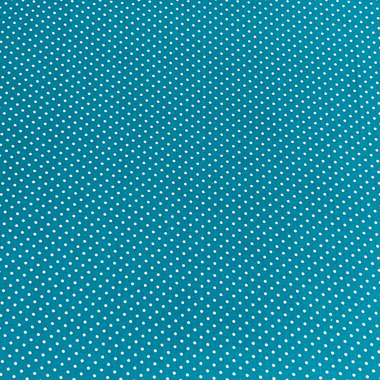 Pound A Metre Per Metre Premium Digital Cotton 45'' Wide (Teal Polka)