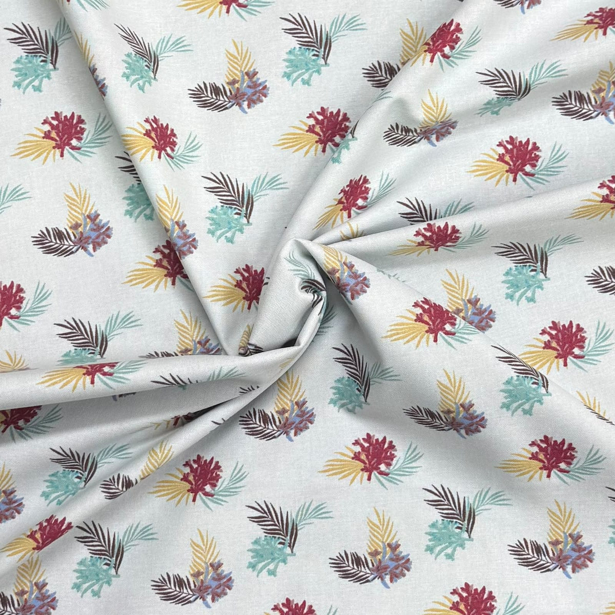 Pound A Metre Per Metre Premium Digital Printed Cotton 45'' Wide (Leaf)