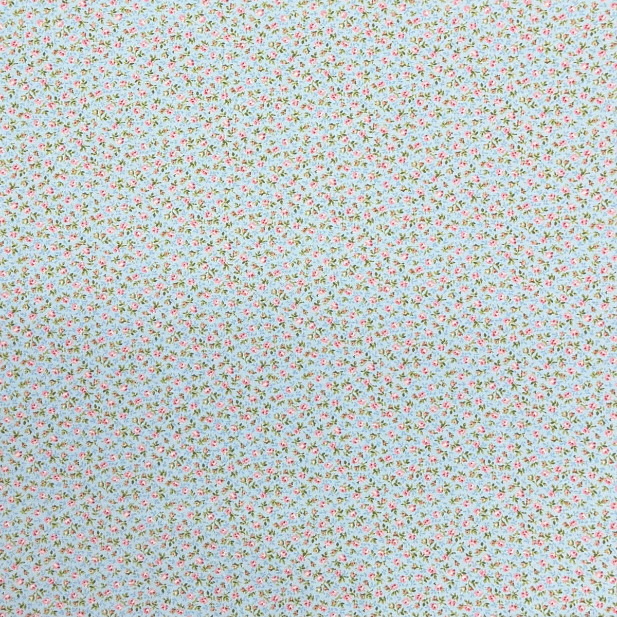 Pound A Metre Per Metre Premium Digital Printed Cotton 45'' Wide (Sky Flower)