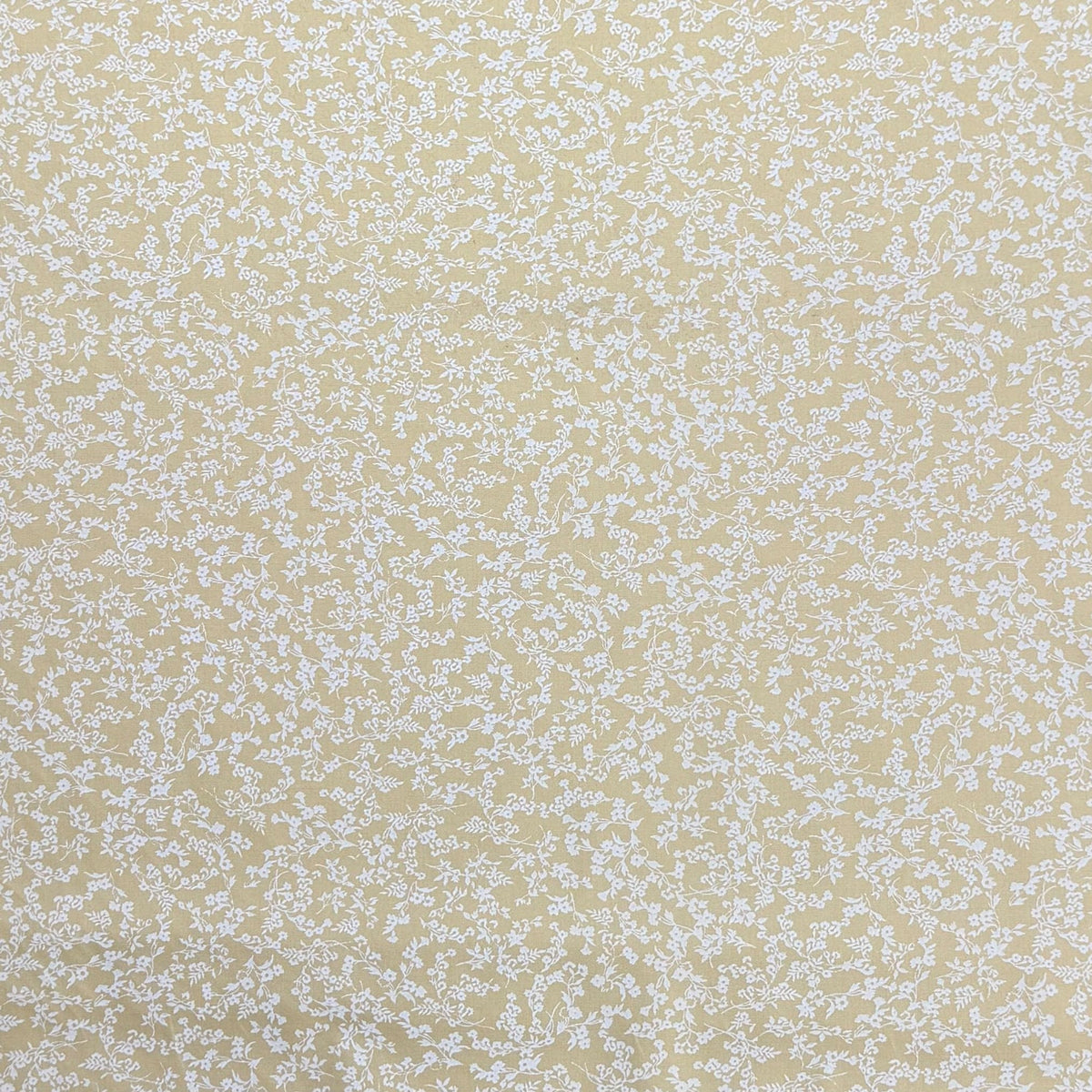 Pound A Metre Per Metre Premium Digital Printed Cotton 45'' Wide (Yellow Floral)