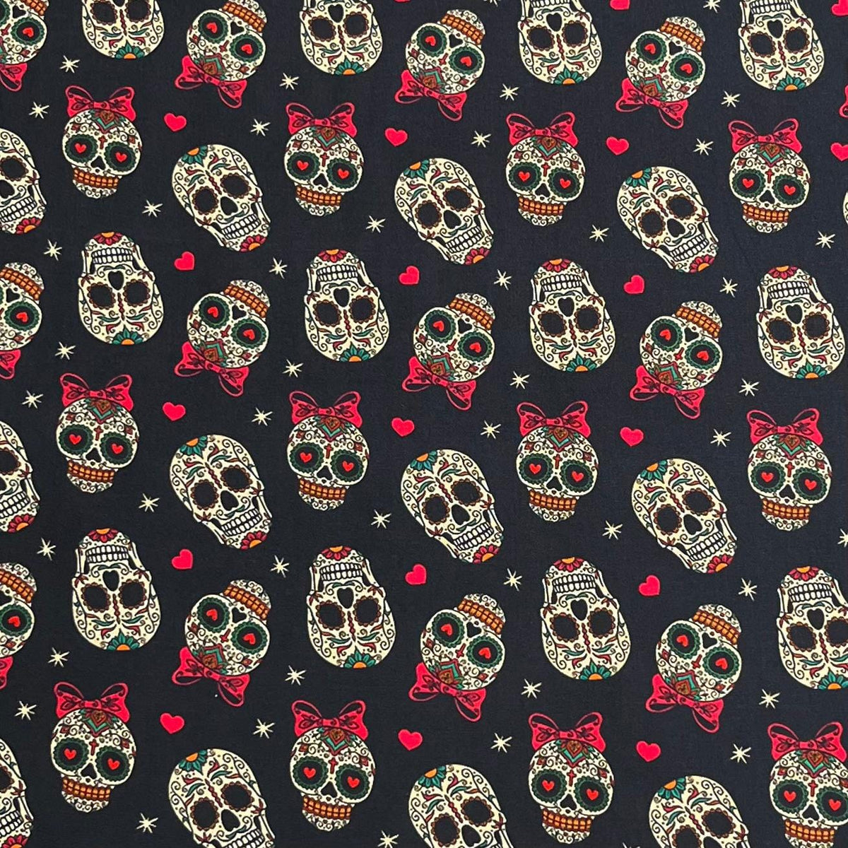Pound A Metre Per Metre Premium Digital Printed Halloween Cotton 45'' Wide (Costume)