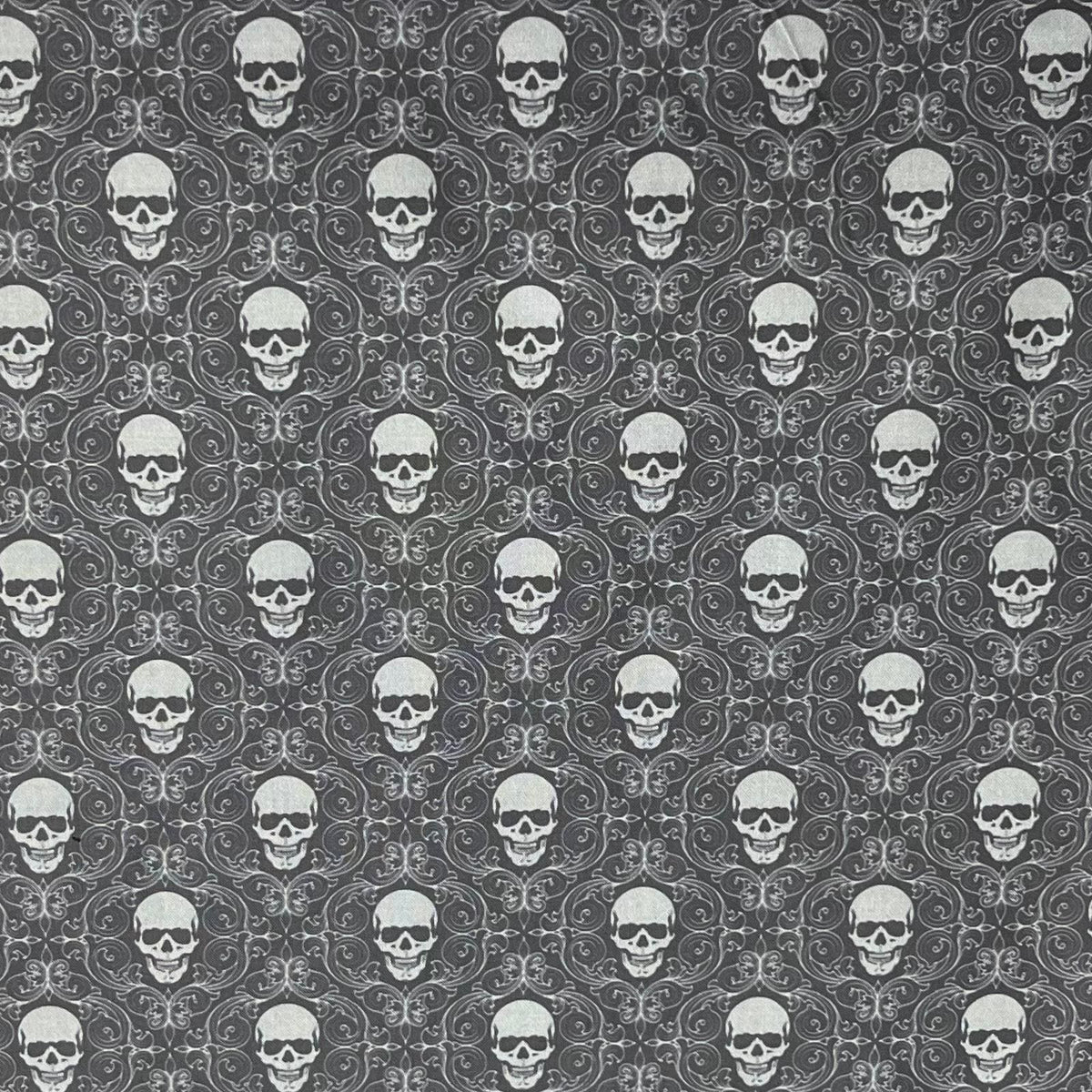 Pound A Metre Per Metre Premium Digital Printed Halloween Cotton 45'' Wide (Spooky)