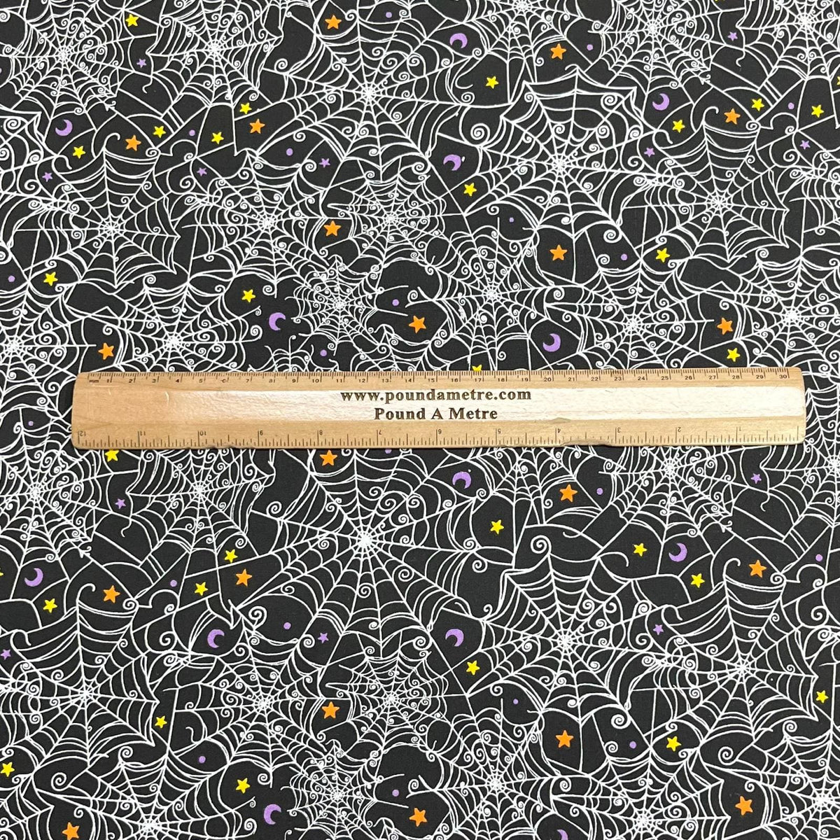 Pound A Metre Per Metre Premium Digital Printed Halloween Cotton 45'' Wide (Web)